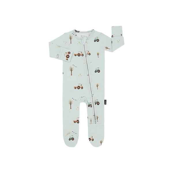 Bamboo Zipper Sleeper - Tractors
