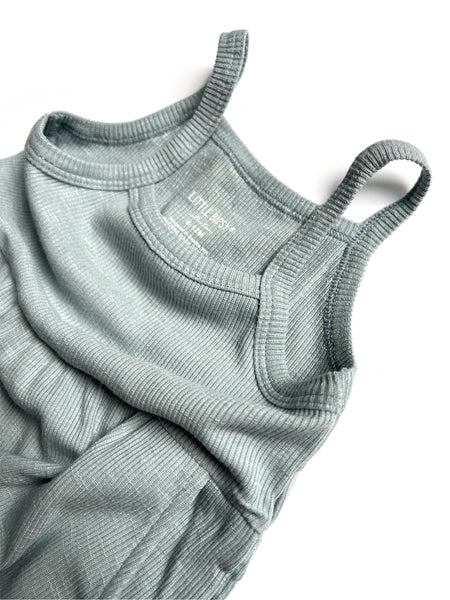 Ribbed Tank Dress - Sea Side