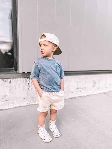 Raw Edge Short - Ivory