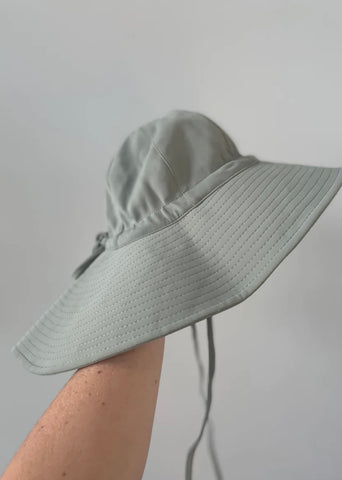 Water Bucket Hat - Grey Green