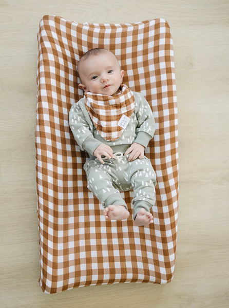 Gingham Changing Pad Cover