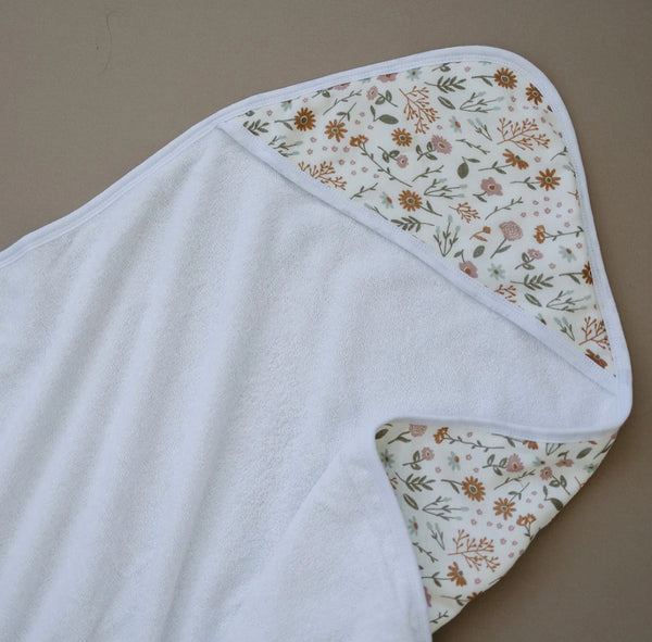 Meadow Floral Muslin Hooded Towel