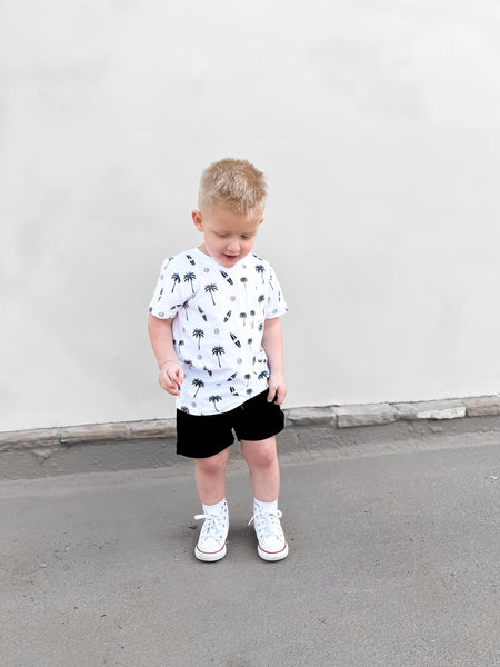 Cotton Twill Short - Black