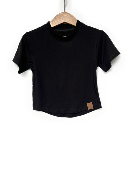 Oversized Bamboo Tee - Black
