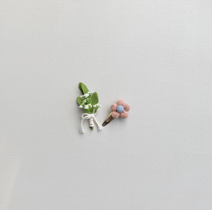 Flower Clip | Sandy Pink