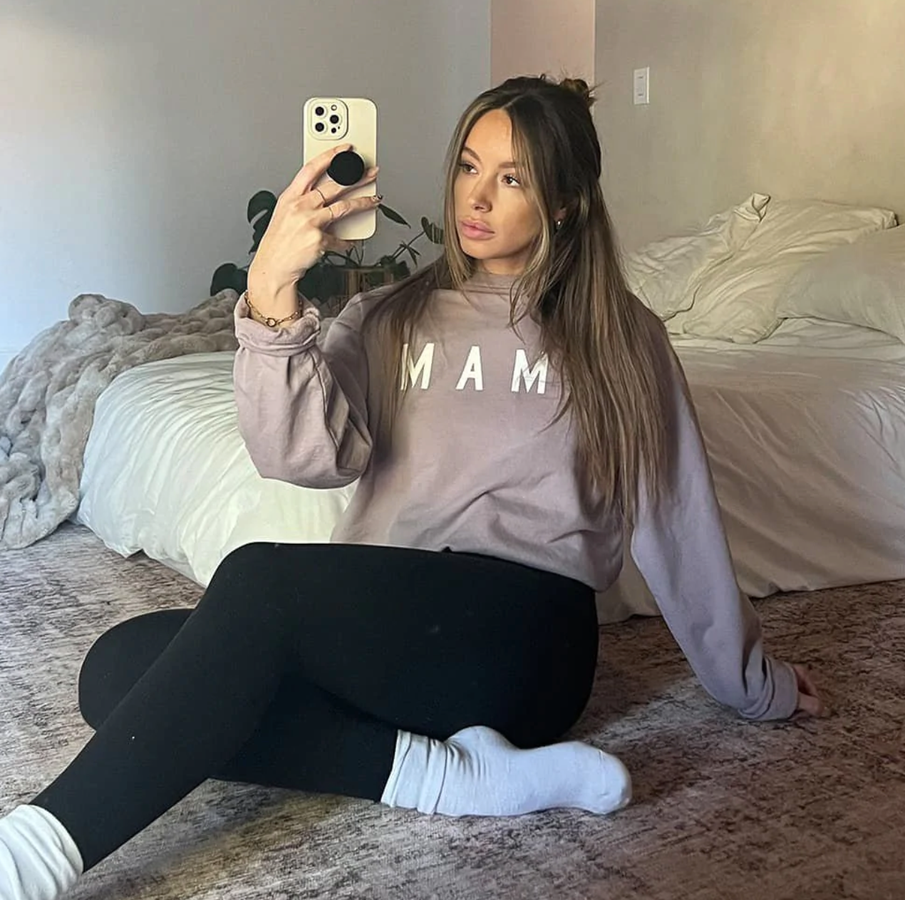 MAMA Everyday Sweatshirt- Blackberry