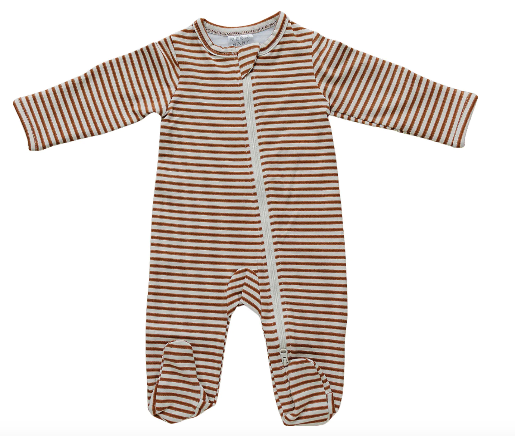 Rust Stripe Zipper