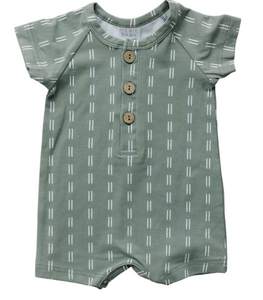 Summer Romper - Sage Strokes