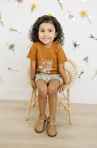 Mustard Floral Tee
