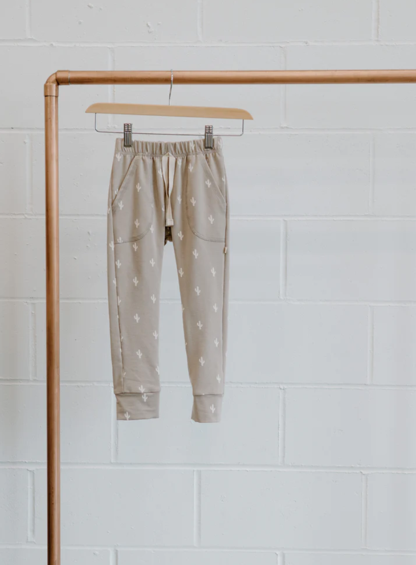 Terry Lounge Pants- Saguaro Cactus