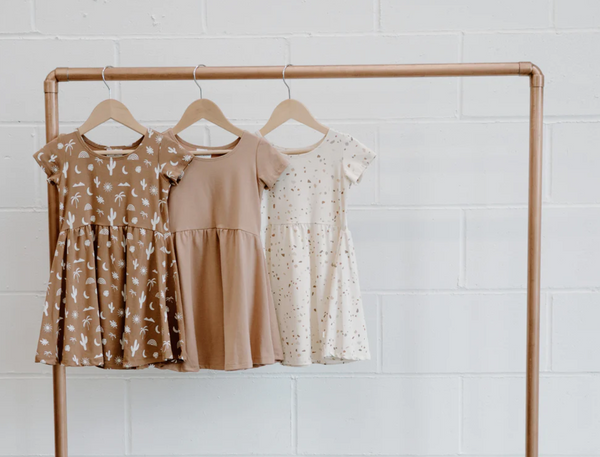 Twirl Tee Dress- Dusty Coral