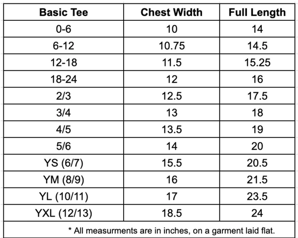 Basic Tee- Secret Garden