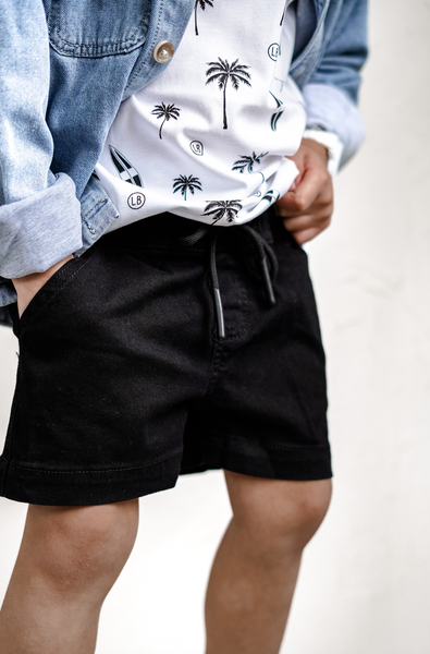Cotton Twill Short - Black