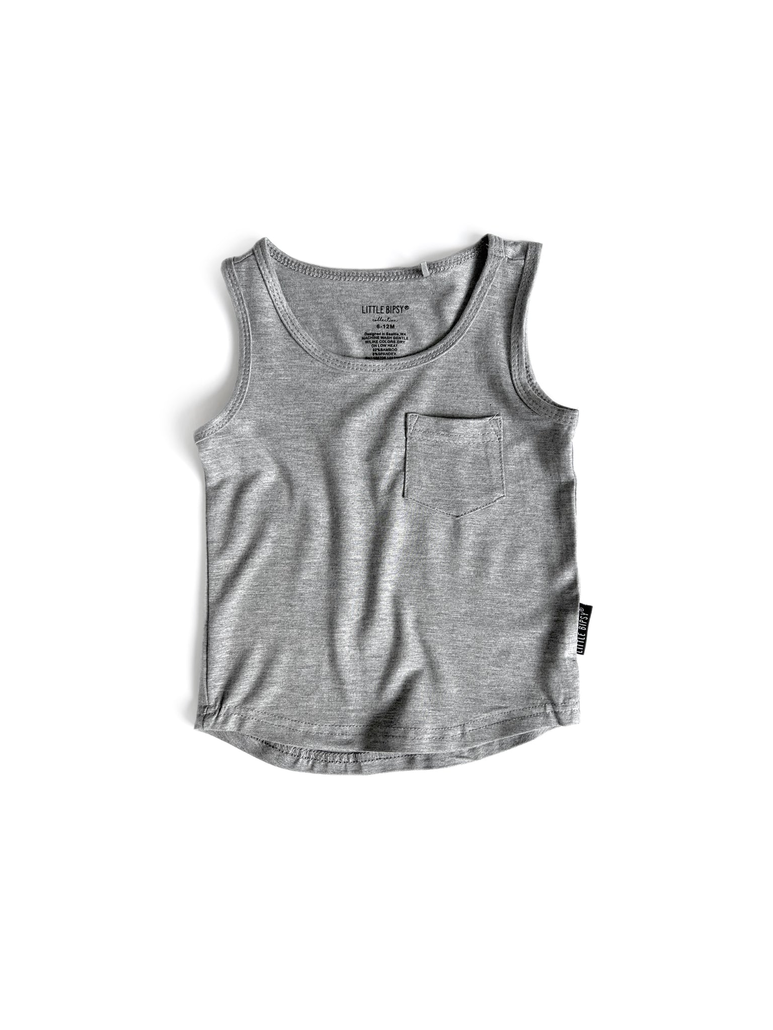 Bamboo Tank - Grey
