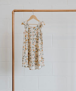 Cross Back Dress - Summer Floral